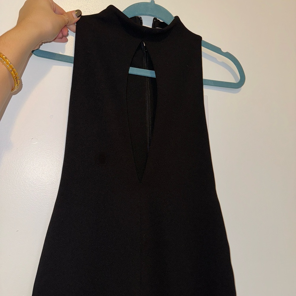 Solace London maxi black dress.
